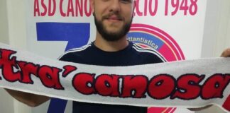 Canosa Calcio, torna in rossoblù il centrocampista Francesco Somma