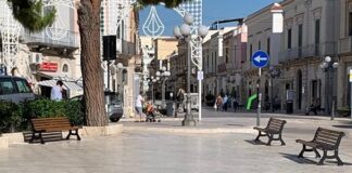Nuovo arredo urbano in corso San Sabino e sulla piazzetta antistante la Cattedrale