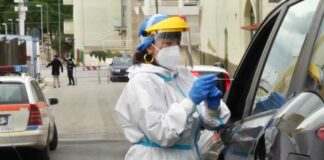 Postazione drive through al Palazzetto: 96 tamponi tutti negativi. Si continua il prossimo weekend