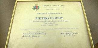 La Banca di Andria premia il giovane e talentuoso tennista Pietro Vernò, per lui un assegno da 2.500 euro