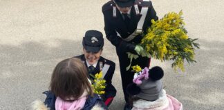 I Carabinieri BAT festeggiano le donne