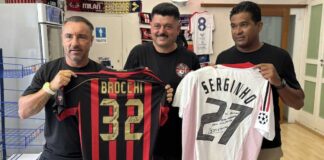 Brocchi e Serginho a Canosa ospiti del Milan Club: da Allegri a Gattuso, passando per Ancelotti