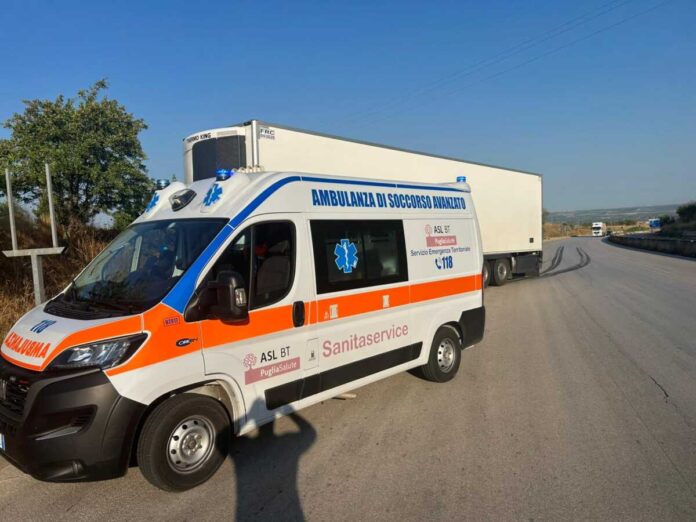 incidente tir fuoristrada canosa