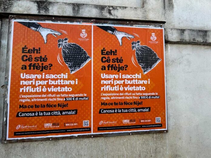 campagna di comunicazione sul divieto di conferimento di rifiuti