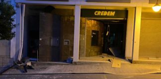 Assalto a bancomat a Canosa, doppia esplosione alla filiale Credem