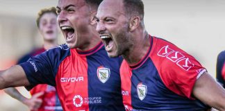 Eccellenza, il Canosa si regala (almeno) una notte al comando: 2-1 contro l’Atletico Acquaviva